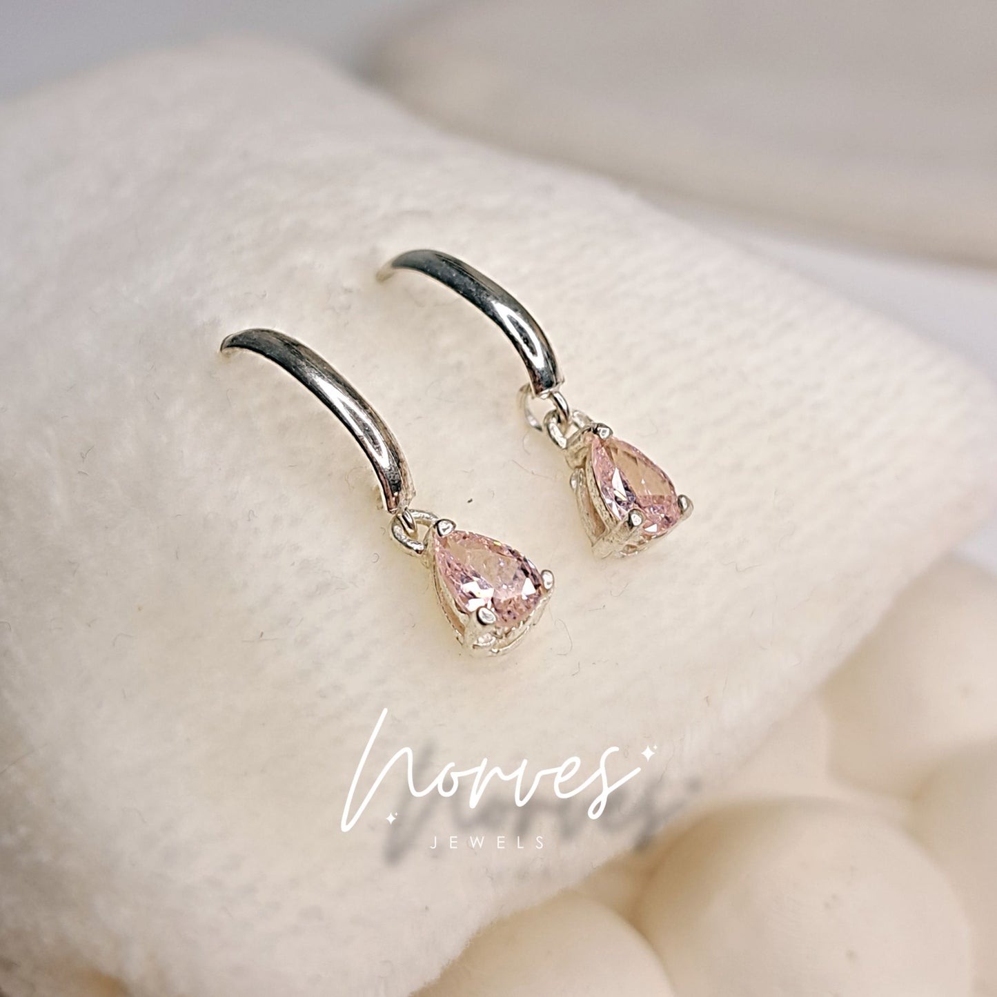 Pendientes Baisse (rosa)