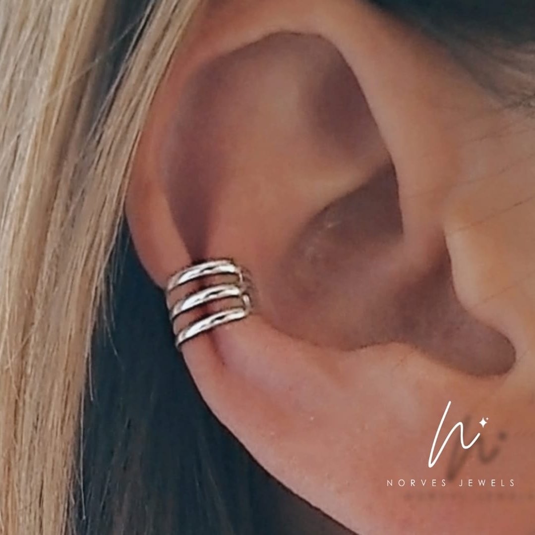 Earcuff Triple unitario